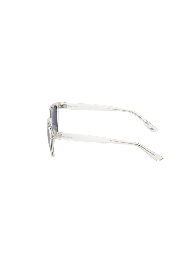 SKECHERS Men's Polarized Square Shape Plastic Sunglasses SE627726D50 - Lens Size: 50 Mm - Crystal - Image 4