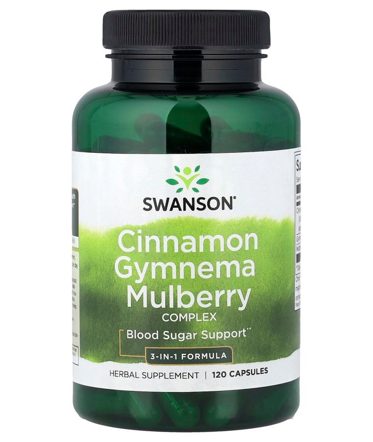 Cinnamon Gymnema Mulberry Complex 120 Capsules
