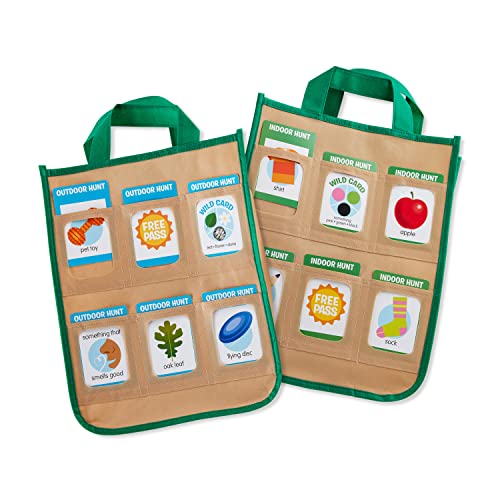 Melissa & Doug Let’s Explore Indoor/Outdoor Scavenger Hunt Play Set – 80 Double-Sided Cards - Image 4