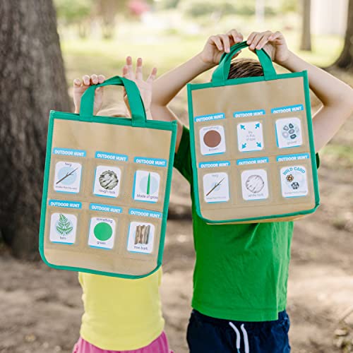 Melissa & Doug Let’s Explore Indoor/Outdoor Scavenger Hunt Play Set – 80 Double-Sided Cards - Image 5