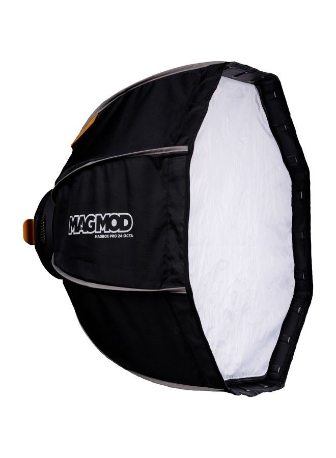 MAGMOD MagBox PRO 24" Octa Softbox with Integrated Gel Slot and Storage Pocket for Fabric Diffuser | Compatible with Speedlight Flashes and Strobes - Image 1