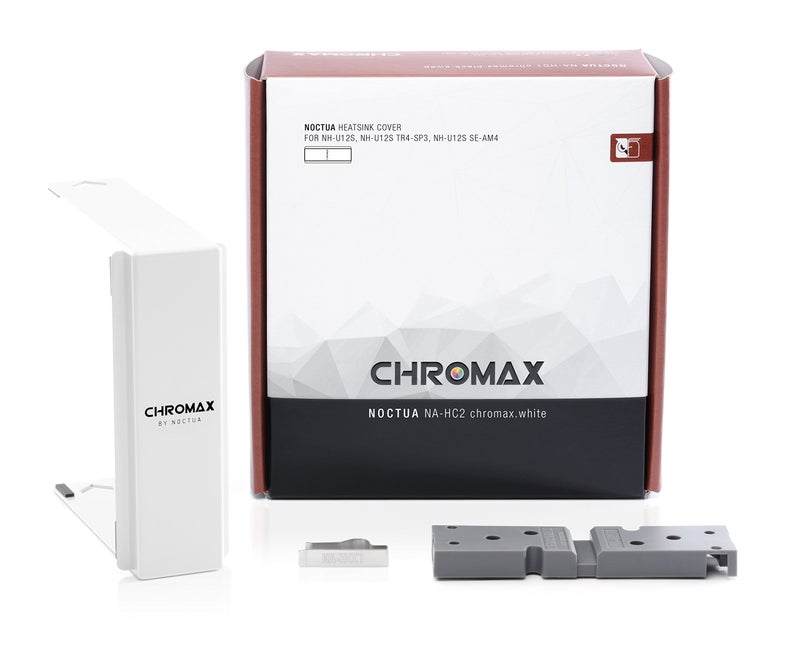 Noctua NA-HC2 chromax.White, Heatsink Cover for NH-U12S, NH-U12S TR4-SP3, NH-U12S DX-3647 & NH-U12S SE-AM4 (White) - Image 2
