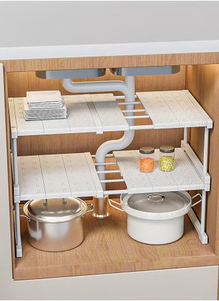 2PCS closet shelves adjustable kitchen sink storage space saving foldable suitable for kitchen bathroom storage - pzsku/ZF388D78F10E8B8FD84DEZ/45/_/1730952575/621d846a-d60f-4250-ad7f-e07ef25fb793
