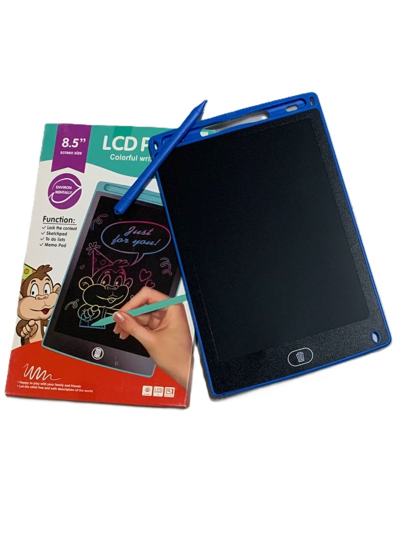 وصف تسويقي للوح الكتابة الإلكتروني (LCD Writing Tablet) – اللون ازرق - Image 1
