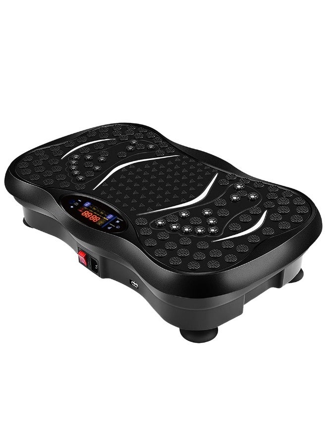 ICON Vibration Exercise Platform – Full Body Vibration Machine with Resistance Bands & Remote Control – Multiple Speed Levels – Home Fitness Equipment- Black - Image 2