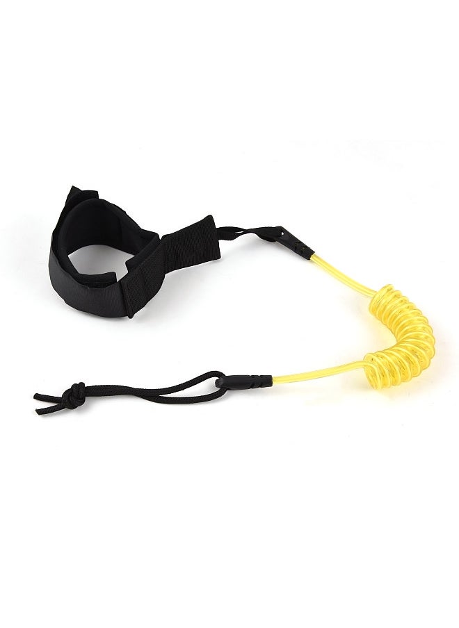 Generic 1.2m/ 4ft Surfboard Leash Coiled Sup Leash Leg Rope Elastic Safety Outdoor SUP Strap  - Image 1
