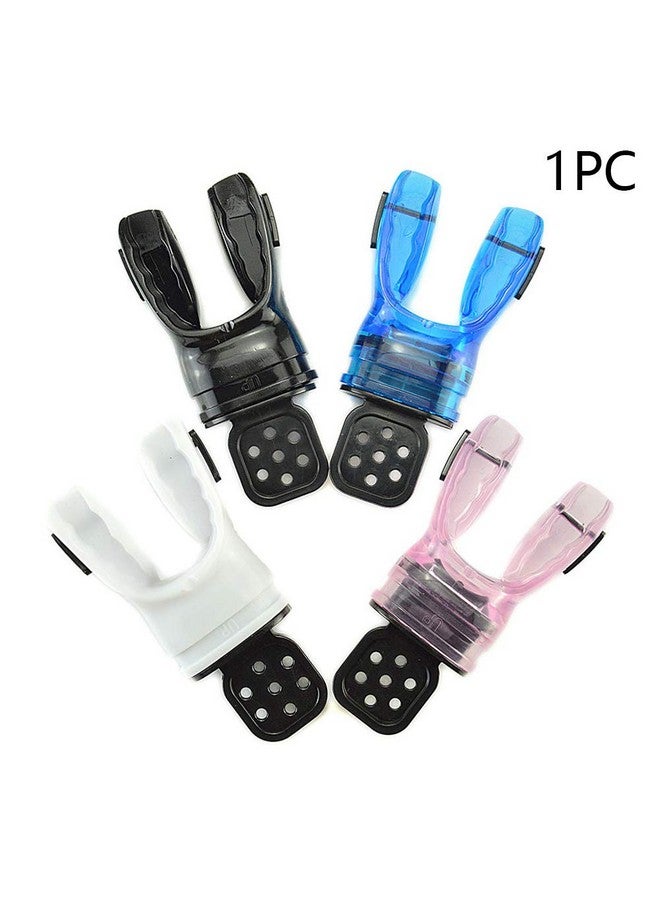 Tookie Scuba Diving Mouthpiece Denpetec Scuba Diving Mouthpiece Practical Gear Silicone Bite Moldable Scuba Diving Dive Mouthpiece Regulator With Tie Wrap For Adults(Blue) - Image 5