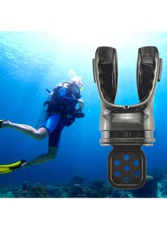 Tookie Scuba Diving Mouthpiece Denpetec Scuba Diving Mouthpiece Practical Gear Silicone Bite Moldable Scuba Diving Dive Mouthpiece Regulator With Tie Wrap For Adults(Blue)  - Image 4