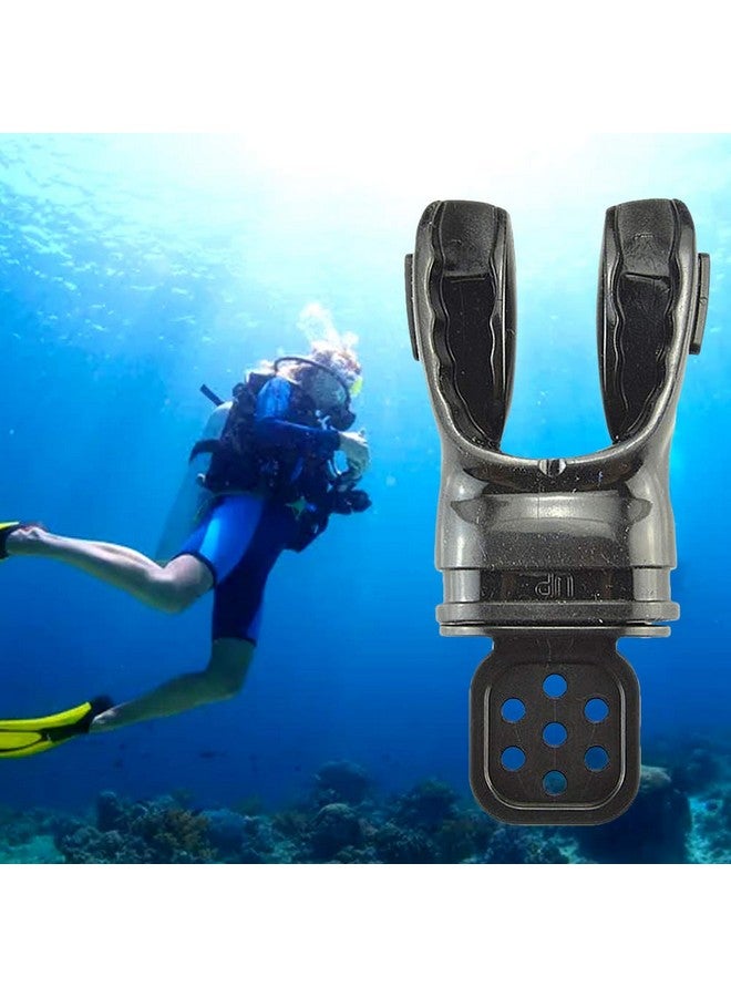 Tookie Scuba Diving Mouthpiece Denpetec Scuba Diving Mouthpiece Practical Gear Silicone Bite Moldable Scuba Diving Dive Mouthpiece Regulator With Tie Wrap For Adults(Blue) - Image 4