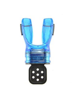 Tookie Scuba Diving Mouthpiece Denpetec Scuba Diving Mouthpiece Practical Gear Silicone Bite Moldable Scuba Diving Dive Mouthpiece Regulator With Tie Wrap For Adults(Blue)  - Image 2
