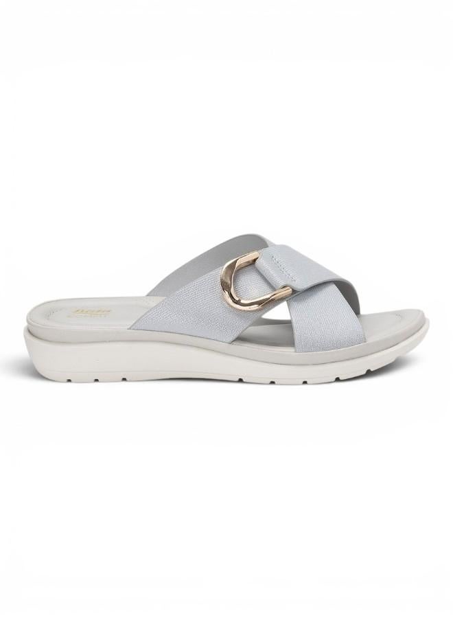 Bata Casual Buckle Strap Slide Sandals - Image 1