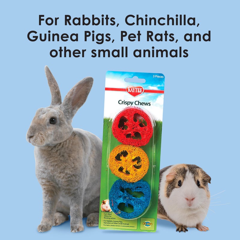 Kaytee Crispy Chews 3-pack For Pet Rabbits, Chinchillas, Guinea Pigs, Rats and Other Small Animals - Image 4