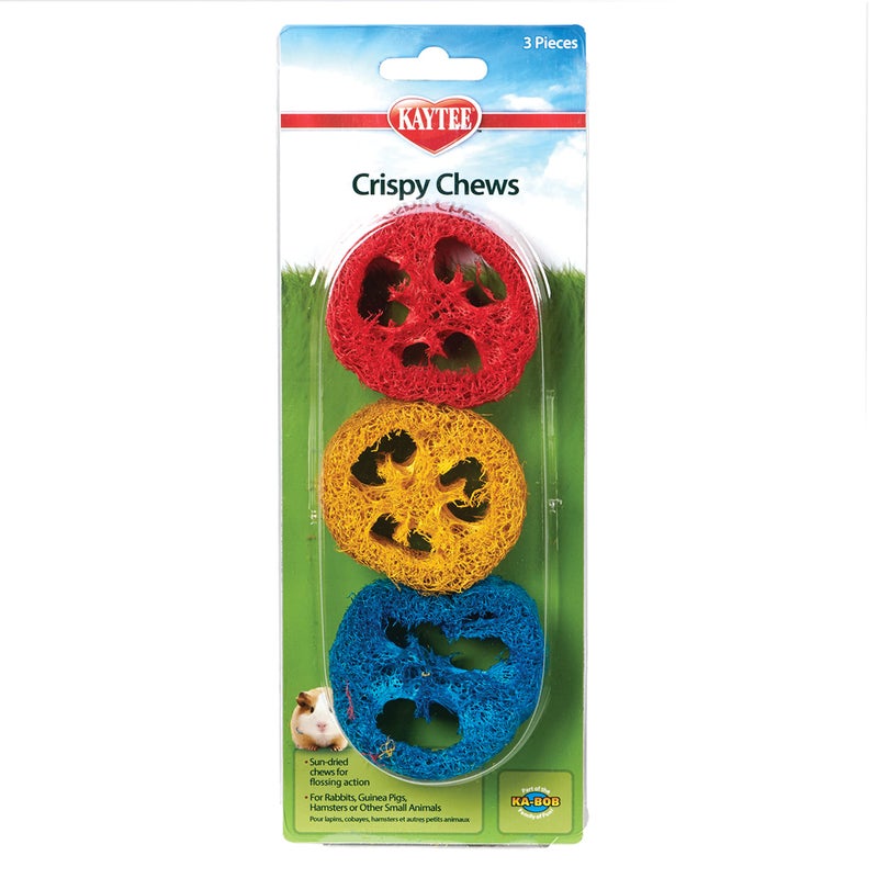 Kaytee Crispy Chews 3-pack For Pet Rabbits, Chinchillas, Guinea Pigs, Rats and Other Small Animals - Image 1