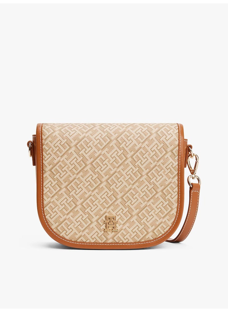 Tommy Hilfiger Plus TH Monoplay Crossbody Saddle Bag - Image 1