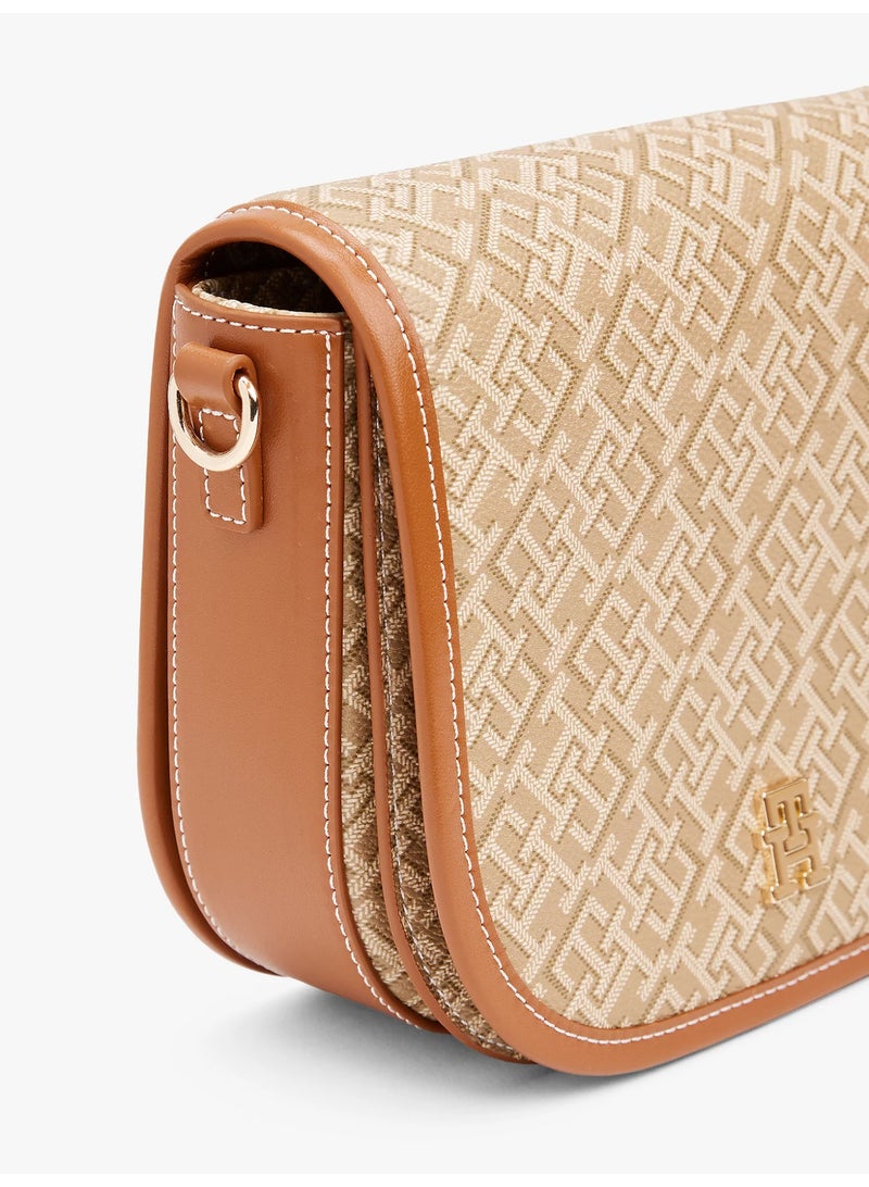 Tommy Hilfiger Plus TH Monoplay Crossbody Saddle Bag - Image 3