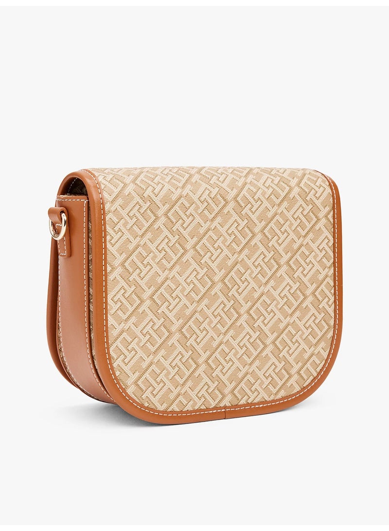 Tommy Hilfiger Plus TH Monoplay Crossbody Saddle Bag - Image 2