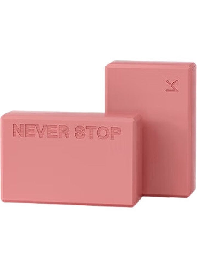Keep Yoga Blocks, Dance Blocks, Adult And Children'S Practice Blocks, Eva Yoga Equipment, Leg Stretching Aid, Pink Sand, 2-Pack - Image 3