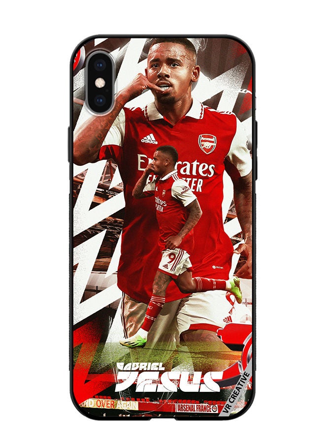 VR CREATIVE Protective Case Cover For Apple iPhone XS Max Gabriel Jesus Design Multicolour - Image 1