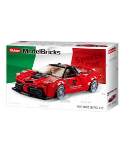 Sluban Sluban - Model Bricks Italian Red Super Car 262 Pieces - M38-B0955  - Image 1