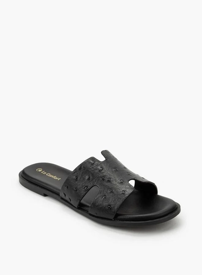 Le Confort Women Textured Slip-On Sandals