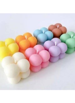 Generic Scanted mini bubbles candles /3 pcs multi colour  - Image 4