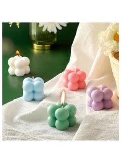 Generic Scanted mini bubbles candles /3 pcs multi colour  - Image 2