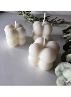 Generic Scanted mini bubbles candles /3 pcs multi colour  - Image 5