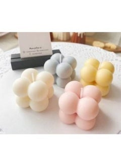 Generic Scanted mini bubbles candles /3 pcs multi colour  - Image 3