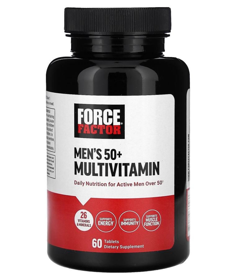 Force Factor Men's 50+ Multivitamin 60 Tablets