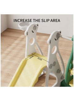 FULL JOY 3*1Polar Bear Slide with a Swing +Basketball  - Image 2