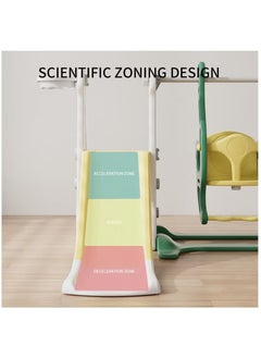 FULL JOY 3*1Polar Bear Slide with a Swing +Basketball  - Image 4