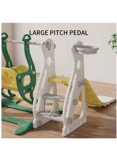 FULL JOY 3*1Polar Bear Slide with a Swing +Basketball  - Image 5