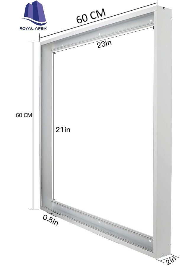 Royal Apex 60X60Cm Aluminium Mounting Surface Ceiling Frame Bracket Kit For Led Flat Panel And Drop Ceiling Light Edge-Lit Light  - Image 2