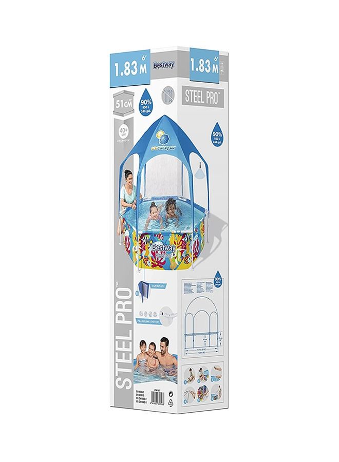 Bestway Steel Pro Shade Play Pool 1.83mx51cm 5618T - Image 1