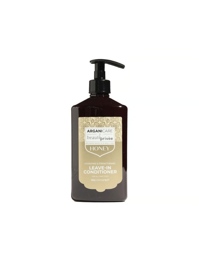 Arganicare Hydrating & Strengthening Honey Hair Leave-In Conditioner 400ml - Image 1