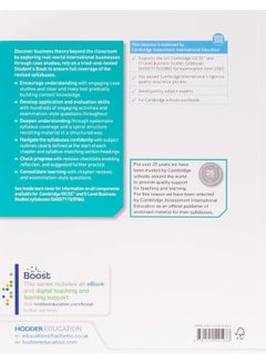كتاب Cambridge IGCSE And O Level Business Studies، الطبعة الخامسة، تأليف Borrington Karen، غلاف ورقي  - Image 2