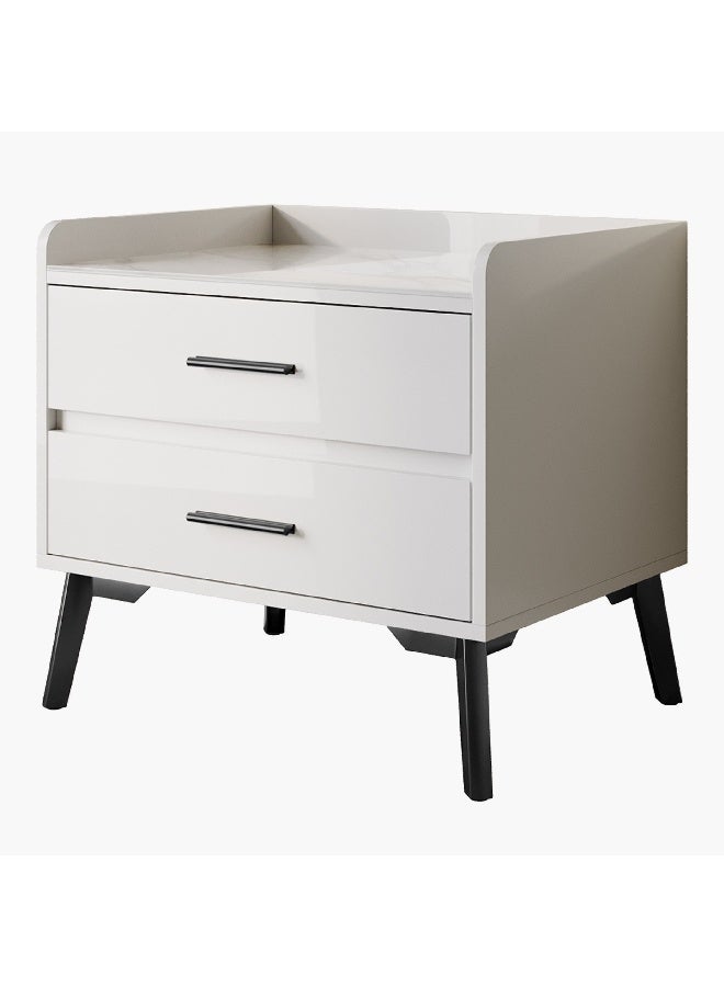 Home Box Marwell 2-Drawer Sintered Stone Top Night Stand 42.3 x 51.8 x 55.4 cm - Image 5