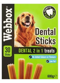 Webbox 2 In 1 Dental Sticks Dog Chew Treats 600g 