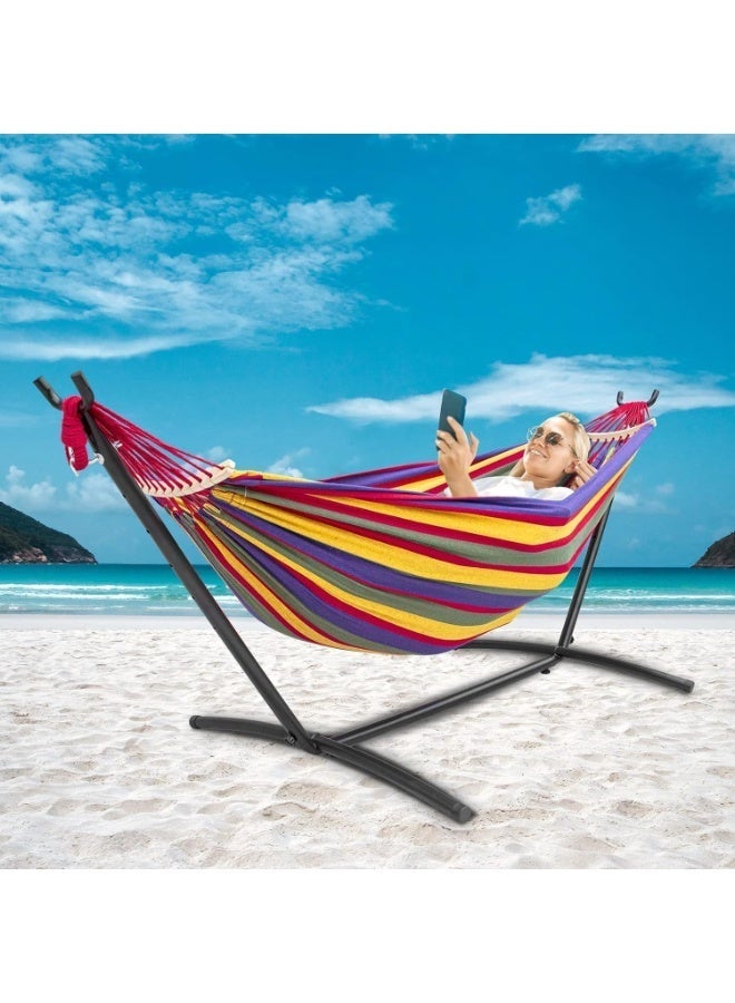 Harmony Home Premium Double Beach Hammock – Adjustable Height with Space Saving without Steel Stand and Carrying Case 200KG Capacity - Image 3