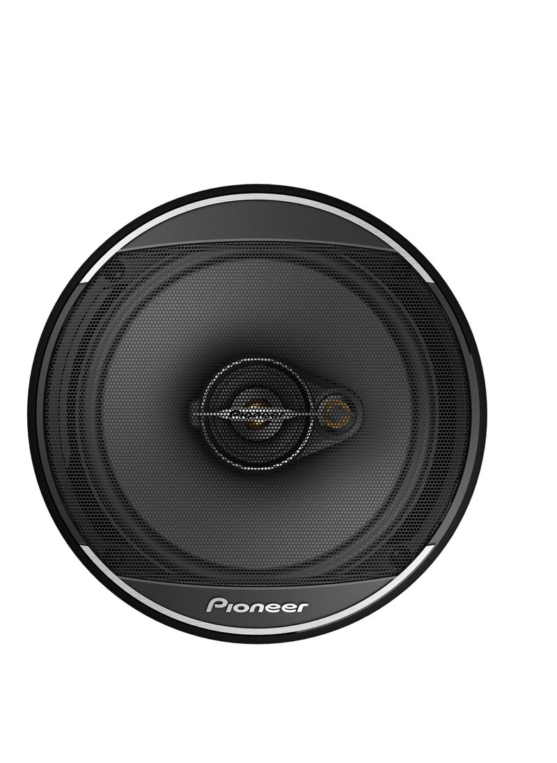 Pioneer TS-A1678S Round Car Speaker Kit 320 Watt 6.5 Inch 16.5 cm 70 RMS 3 WAY 4 Ohm 37 Hz to 31 kHz 48mm 147mm  - Image 1