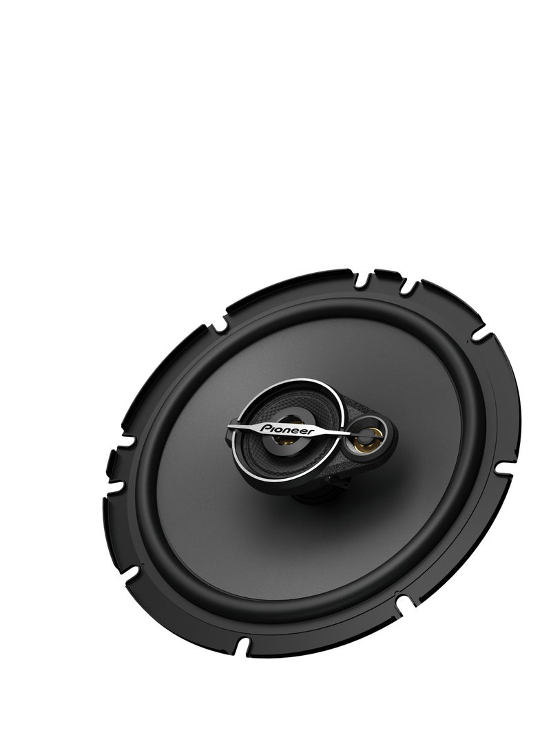 Pioneer TS-A1678S Round Car Speaker Kit 320 Watt 6.5 Inch 16.5 cm 70 RMS 3 WAY 4 Ohm 37 Hz to 31 kHz 48mm 147mm  - Image 2