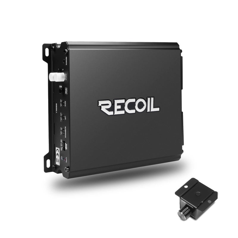 Recoil DI6001 ClassD Car Audio MonoBlock Subwoofer Amplifier 1200 Watts Max Power 24 Ohm Stable Mosfet Power Supply Remote Bass Knob Included - Image 2
