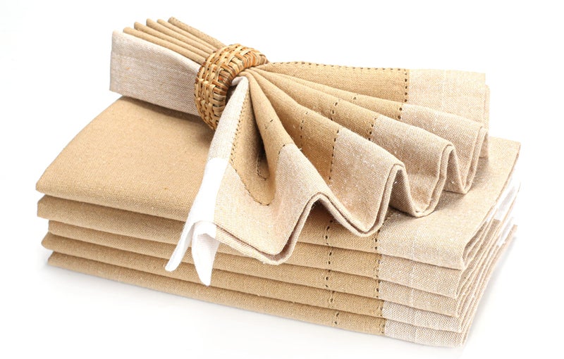 Homidate Cloth Dinner Napkins Machine Washable Reusable Fabric Napkins for Weddings Parties Table Decorations