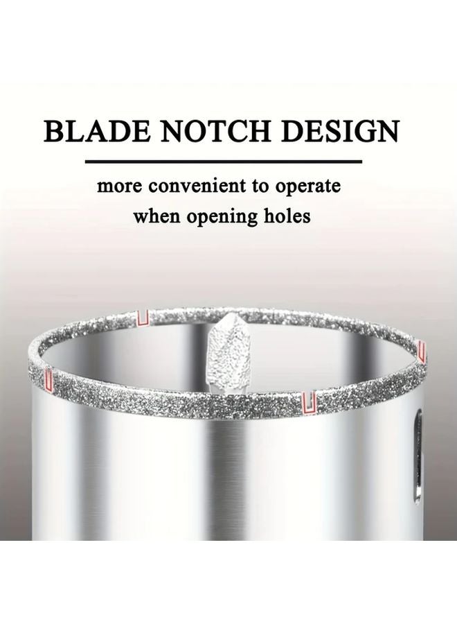 60mm Diamond Hole Saw Drill Bit With Center Guide For Glass Marble Tile Granite - Image 3