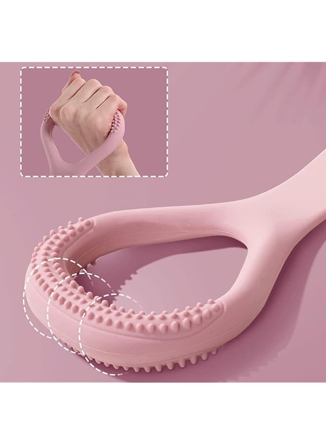 Goodern Figure 8 Resistance Band Arm Back Shoulder Exercise Elastic Rope Stretch Fitness Band for Yoga Pilates Stretching Elasticity Arm Back Chest Resistance Band Elastic Exercise Equipment - Image 5