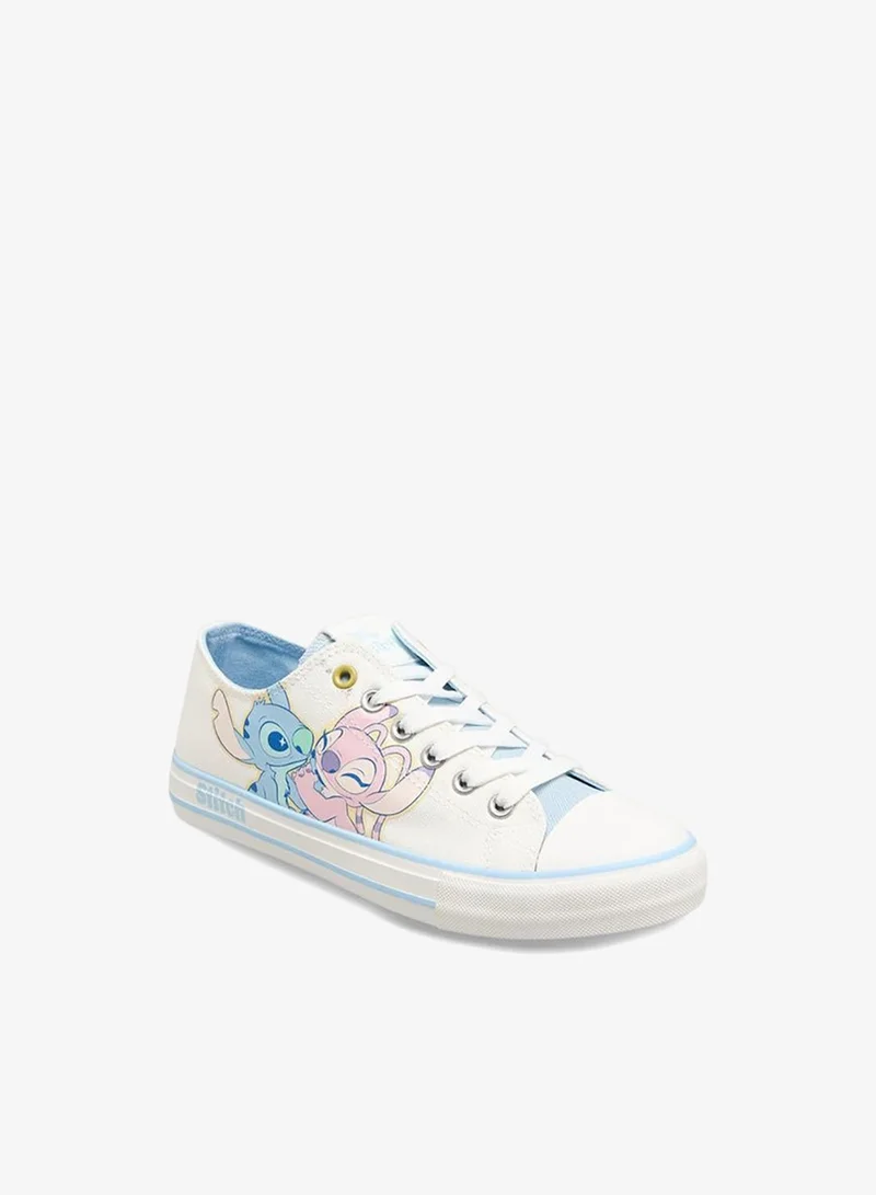 ديزني Girls Lace-Up Ankle Sneakers