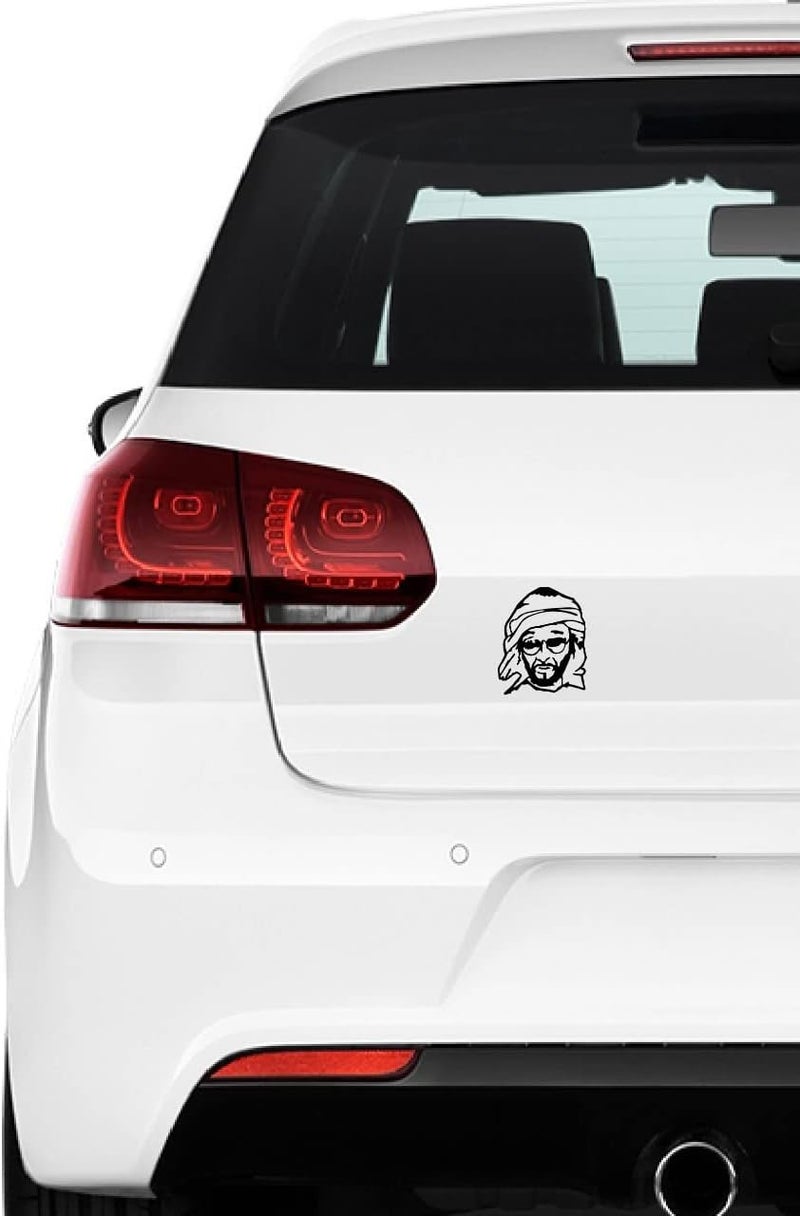 ARS ''Sheikh Mohammed bin Zayed Car Decal Sticker'' – UAE National Day Vinyl Sticker for Cars, Premium Vinyl Car, Laptop & Wall Decorative Sticker – UAE Flag Colors – Removable Waterproof Size-11x12 cm - Image 3
