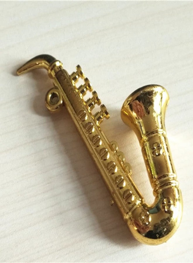 TOYANDONA 3pcs Dollhouse Miniature Musical Instruments 1:12 Scale Miniature Saxophone Dollhouse Musical Instruments for Mini House Music Room Decor - Image 3