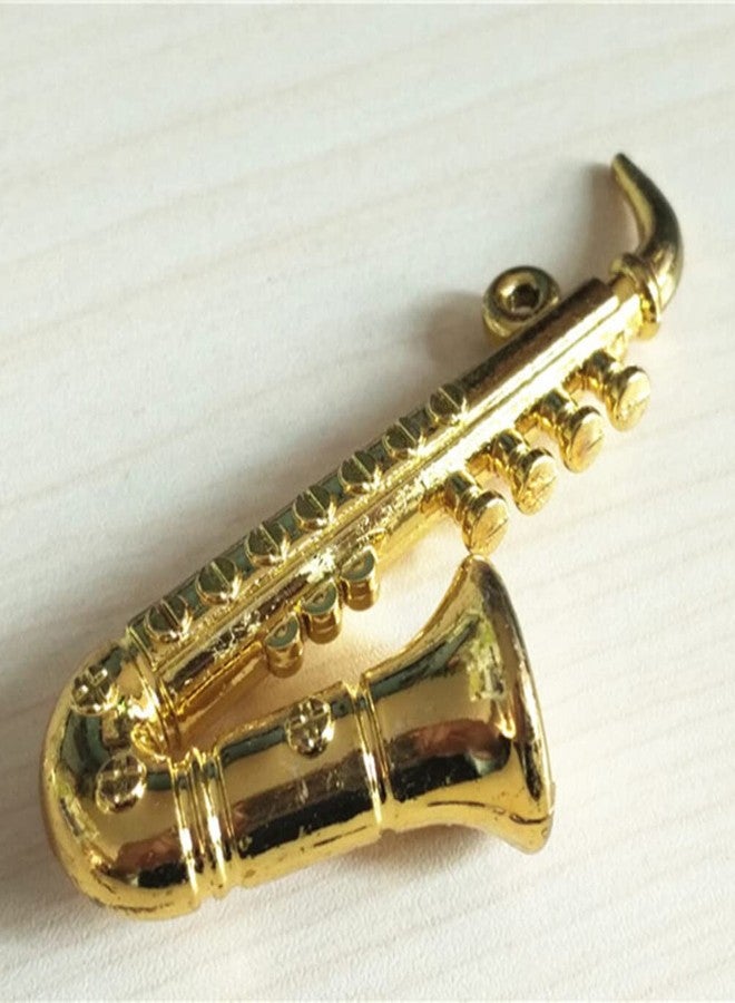 TOYANDONA 3pcs Dollhouse Miniature Musical Instruments 1:12 Scale Miniature Saxophone Dollhouse Musical Instruments for Mini House Music Room Decor - Image 4
