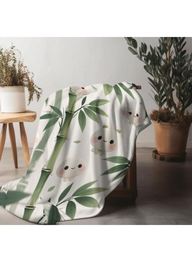 عام بطانية رقيقة من الفانيلا الكرتونية للأطفال والرضع (دافئة ومريحة، ومناسبة للنوم والألعاب) 70 سم * 100 سم - Image 5